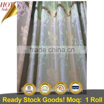 Cheap fabric wedding decorations jacquard curtain fabric