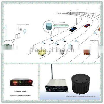 wireless traffic loop detector as induction loop replacement in traffic flow detecting management system