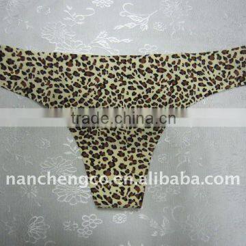 Animal print sexy ladies thong