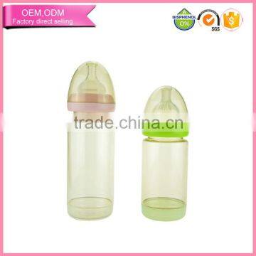 China factory supply handless ppsu bulk plastic baby bottles OEM available