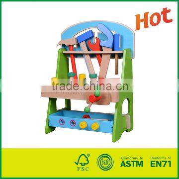 Wooden tool bench toy