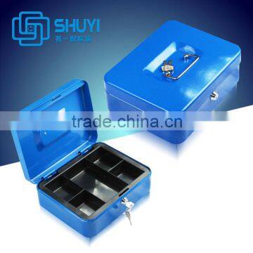 small metal key lock cash safe secutity box
