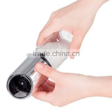 SINOGLASS Trade Assurance Unique Designed Ceramic Mechanism 160ml Glass Salt and Pepper Grinder photo-5