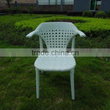 Newly developed white garden rattan outdoor chair