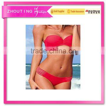 BSC051 Beautiful women sexy sale fission pure triangle bikini swimwear