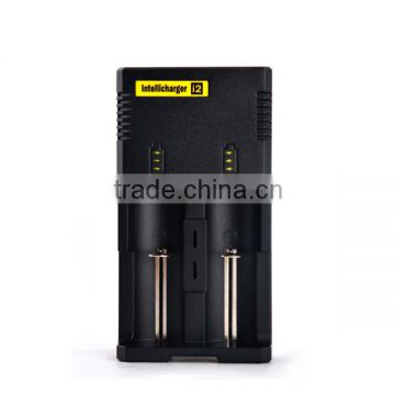 2016 New version LCD Nitecore I2 smart battery charger 3.7V Intellicharge nitecore i2 18650 battery charger