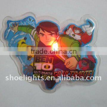 light up pvc garment patch for children YX-8709