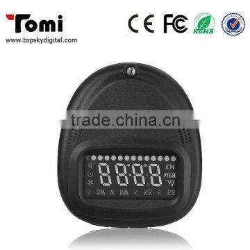 New Universal Car HUD Head Up Display New GPS Speedometer A1 2" Speeding Warning Digital Auto Car Speedometer Overspeed Alarm