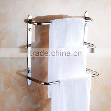 333 new desigh hotel Stainless steel towel shelf towel rack bathroom shelf