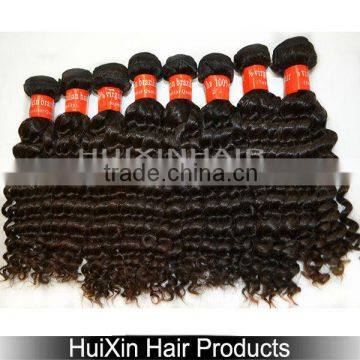 tangle free 100% Brazilian virgin Human Hair for no sheding Fullness with good volumn deep wave extensions