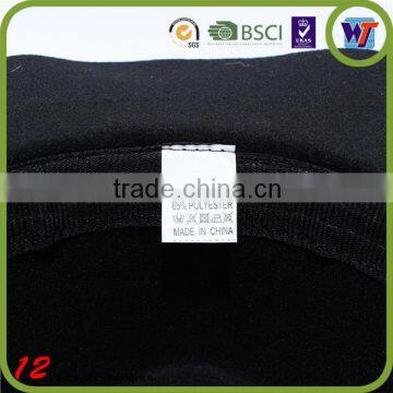 Wide Brim Flat Top Black Wool Felt Cheap Fedora Hat Rack For Men photo-6