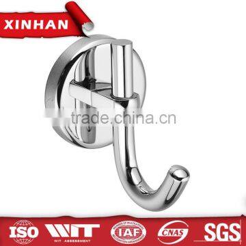 Latest new bathroom design single solid brass robe hook