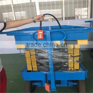 10 m Battery Powered Self Propelled Scissor Lift Platform photo-5