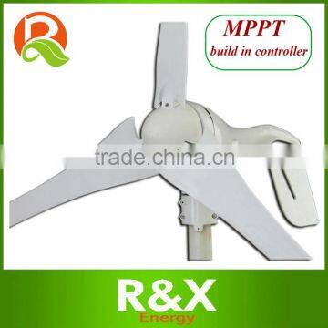 Wind Turbine Generator 600W Max With MPPT Build In Controller, 12V/24V Auto Distinguish , Used For Land /Marine.