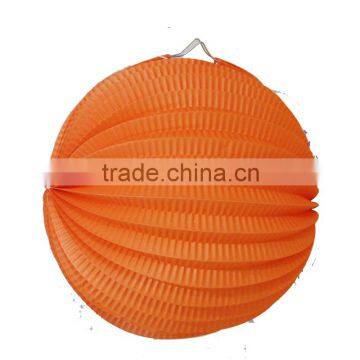 Solid color paper lantern ,orange melon lantern