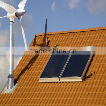 Wind solar hybrid for street light wind turbine and solar panel hybrid system 1000w