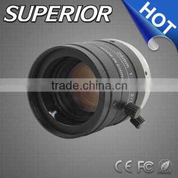 5.0megapixel 2/3 inch ccd sensor FA lens 25mm machine vision C mount lens for cctv camera