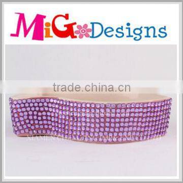 Gift Ceramic Full Rhinestone Wholesale Bowl For Cat