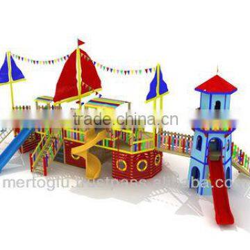 Wooden Children Playground Equipment