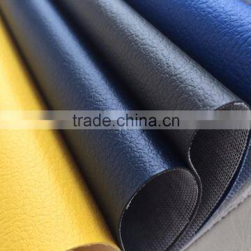 factory wholesale synthetic PVC leather Buffalo grain leather fabric many colors free shipping cheap price leather material