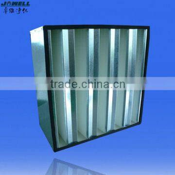 JOWELL&Glassfiber Filter Medium V-Bank Air Filte for Cleanroom photo-6