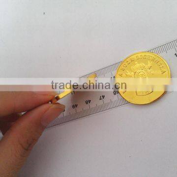 Gold Plating Embossed Double Side Custom Metal Coin photo-6