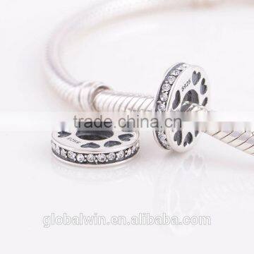 Custom Made Sterling Silver Spacer Charms For European Bracelets photo-5