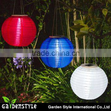 Item NO.80510 Red Dia 30.48cm Hang Garden Party Christmas LED Lantern Solar photo-4