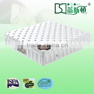 Long lifespan innerspring royal double pillow top 5 star hotel mattress DX29-2#