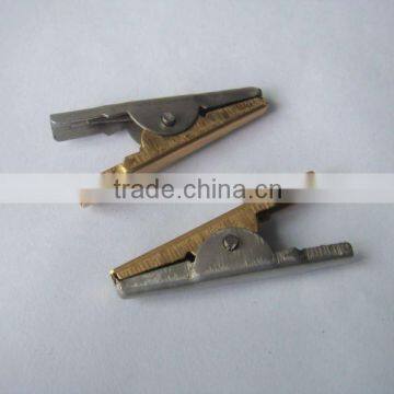 25mm metal white alligator clip