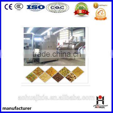 SLG Double Screw Puffing Machine Maize Puffed Food Production Line