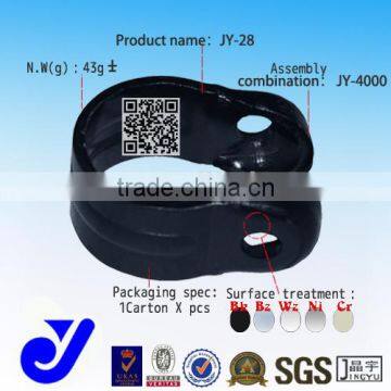 JY-28|Black coated steel pipe seal metal card buckle