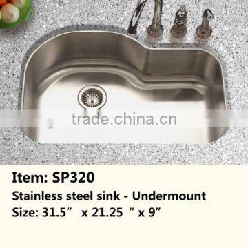 Stainless Steel Sink SP320 Undermounted Kitchen Sink photo-2