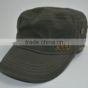 2015cotton army style officer military cap