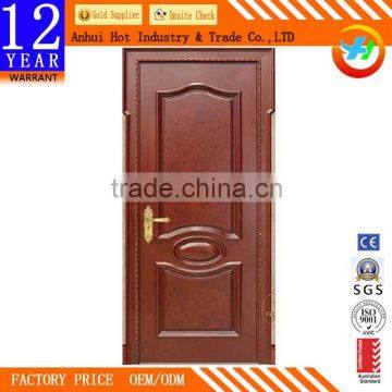 High Quality Single French Door Interior Waterproof Soundproof Front Wood Doors Can Customize Custom Wood Entry Doors