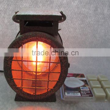 Metal Rust Grid Edison Electrial Candle Warmer Aromal oil burner Fragrance Diffuser