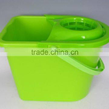 YPH9941 14L rectangular plastic bucket,plastic mop bucket with wringer,plastic car wash bucket