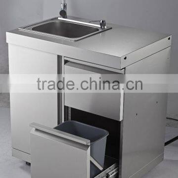 Stainless Steel Outdoor Sink Cabinet, With Stainless Steel Sink photo-2