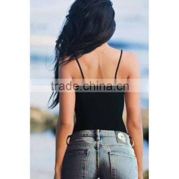 Bonvatt Women Clothes Tops Sexy Bandage Backless Cami Tops Sexy Tight-fitting V-neck Sleeveless Tanks Crop Top New Arrival photo-2
