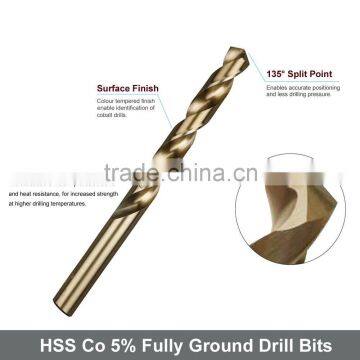 Fully Ground M35 Co 5% Cobalt HSS Twist Drill Bit Sizes 1-13mm photo-4