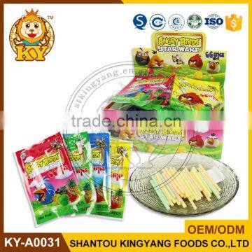 Cartoon Bird Mix Fruity CC Stick Candy With Tattoo