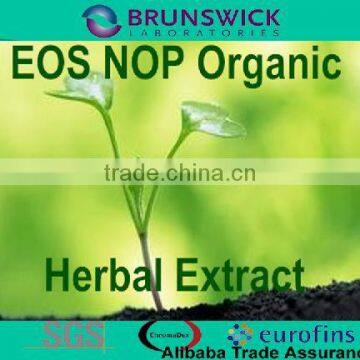 Organic Epimedium Extract Powder,NOP EOS Organic,100% ID,Non-Irradiation,Low Contaminants of Aflatoxin,PAHs,Heavy Metal