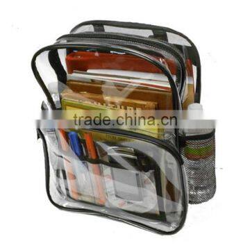 Promotional cheap simple clear backpack