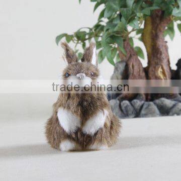 Horns Easter Bunny Taxidermy Decor Gray Tan Jackalope Rabbit photo-2