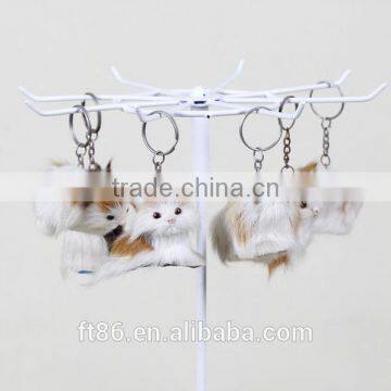 Mini Animal Shaped Plastic Mobile Phone Key Chain for Presents