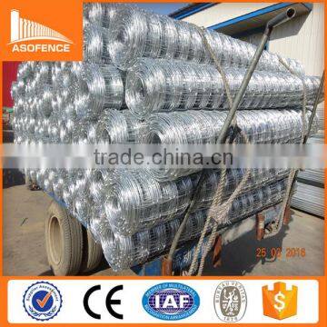 2m height hot dipped galvanized cattle fencing/knot fence/cheap field fence panel