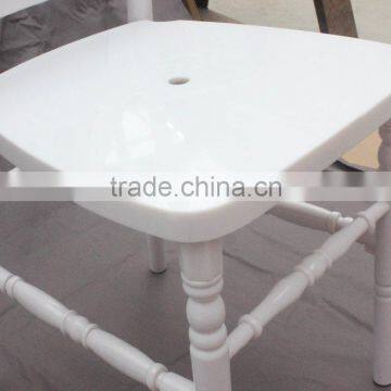 White Resin/Acrylic/PolyCarbonate Napoleon Chair--strong photo-3