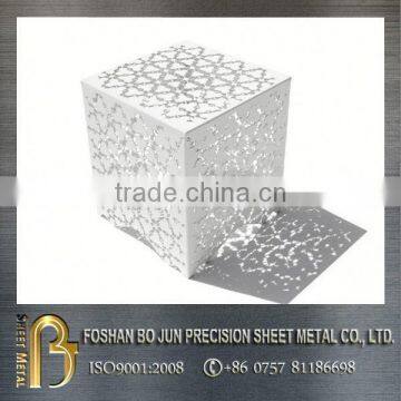 custom manufacture galvanized steel laser cutting metalwork fabricated service by china supplier