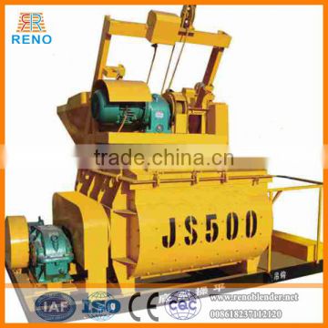 Portable JS500 concrete mixer with water pump on sale