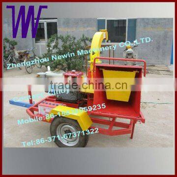 12-40HP Diesel engine Wood chipper trailer